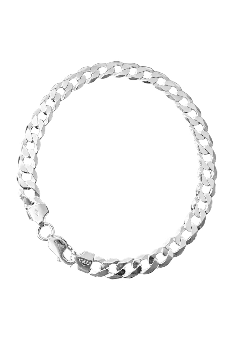 Pulseira Prata 925 Masculino Grumet 20cm 0,5cm 4,7g