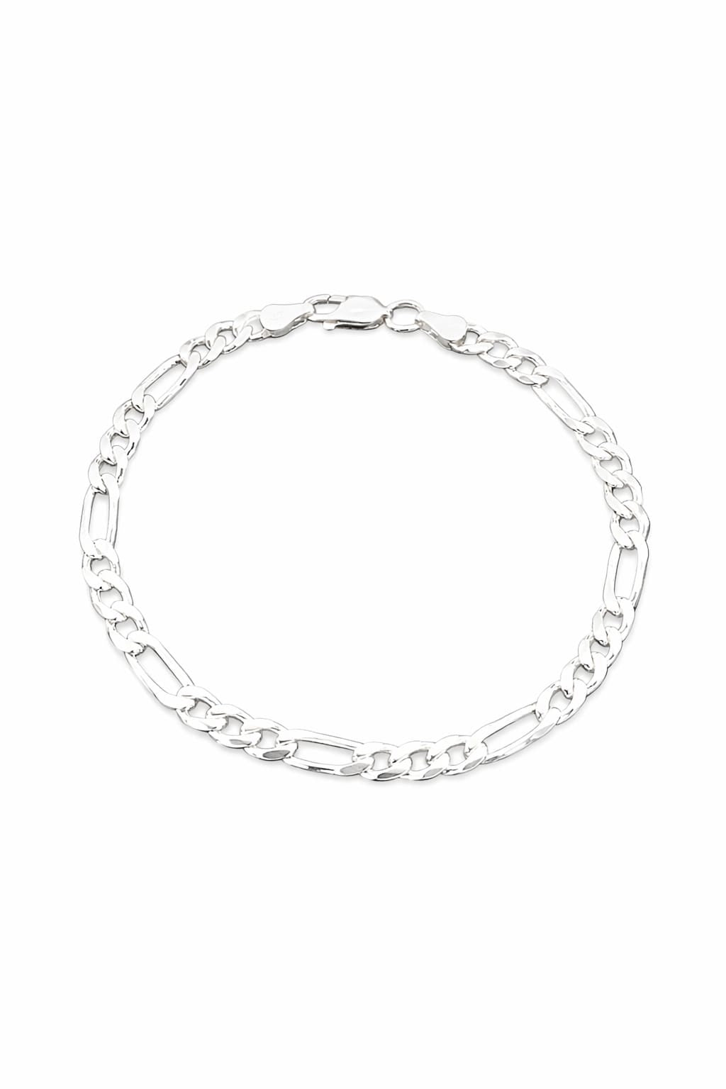 Pulseira Prata 925 Masculino Elo 3x1 19cm 6,1g