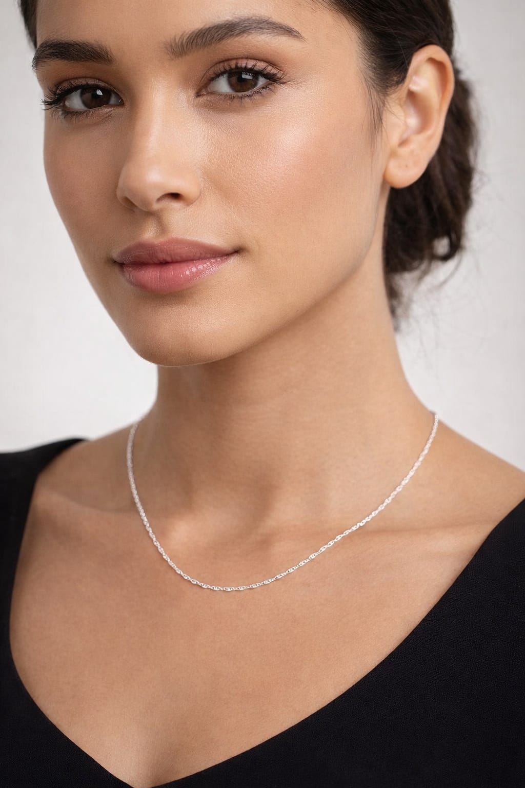 Corrente Prata 925 Feminina Singapura 40cm 2,0g