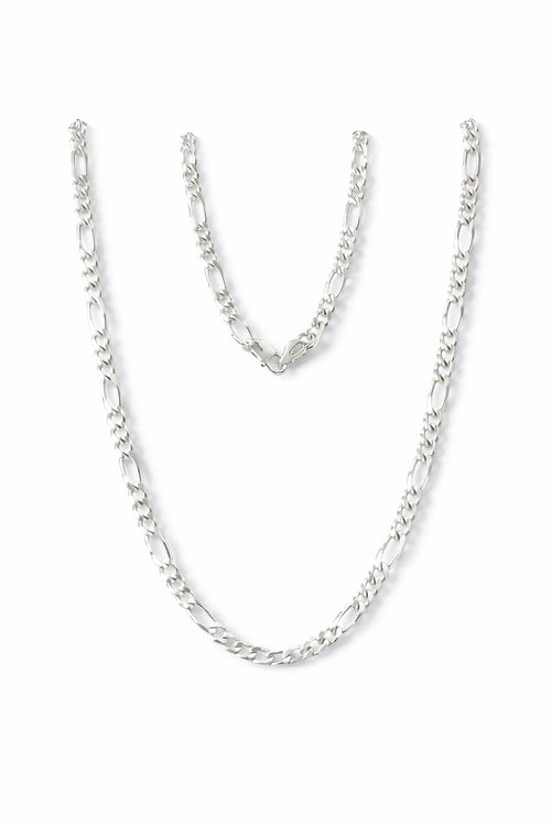 Corrente Prata 925 Masculino Elo 3x1 55cm 0,5cm 17,8g