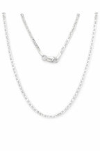 Corrente Prata 925 Masculino Piastrine 45cm 0,3cm 4,5g