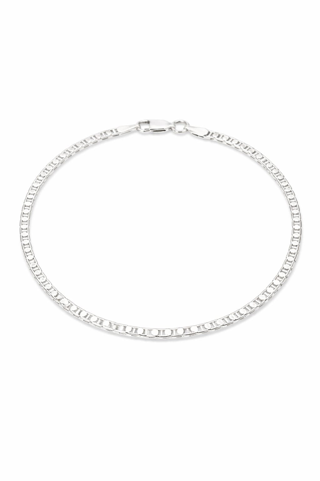 Pulseira Prata 925 Masculino Piastrine 19cm 2,1grs