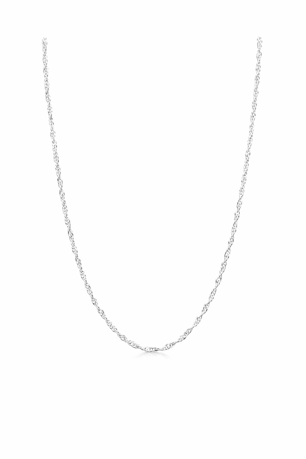 Corrente Prata 925 Feminina Singapura 45cm 2,3g