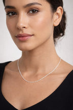 Corrente Prata 925 Feminina Singapura 45cm 2,3g